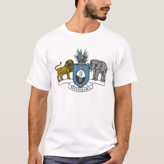 Swazi jackar av arm T-Shirt (Framsida)