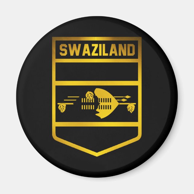 Swaziland Emblem Magnet (Framsidan)