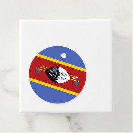 Swaziland flagga gåvor etiketter