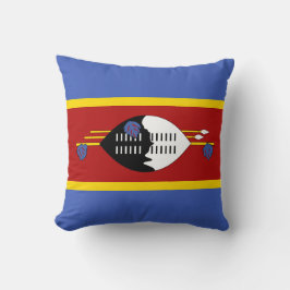 Swaziland flagga kudde