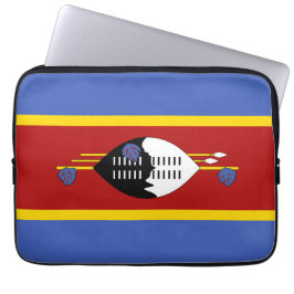 Swaziland flagga laptop fodral