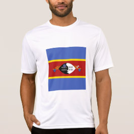 Swaziland flagga t shirt