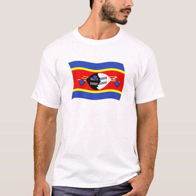 Swaziland Flagga Tröja (Framsida)