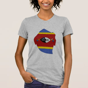 Swaziland flaggakarta tröja