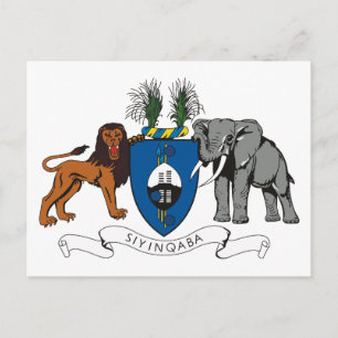 Swaziland Jackar Arm vykort