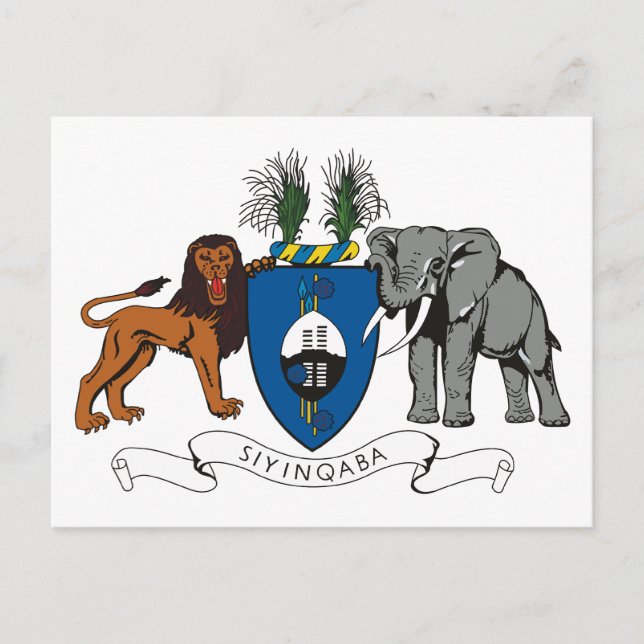 Swaziland Jackar Arm vykort (Framsida)