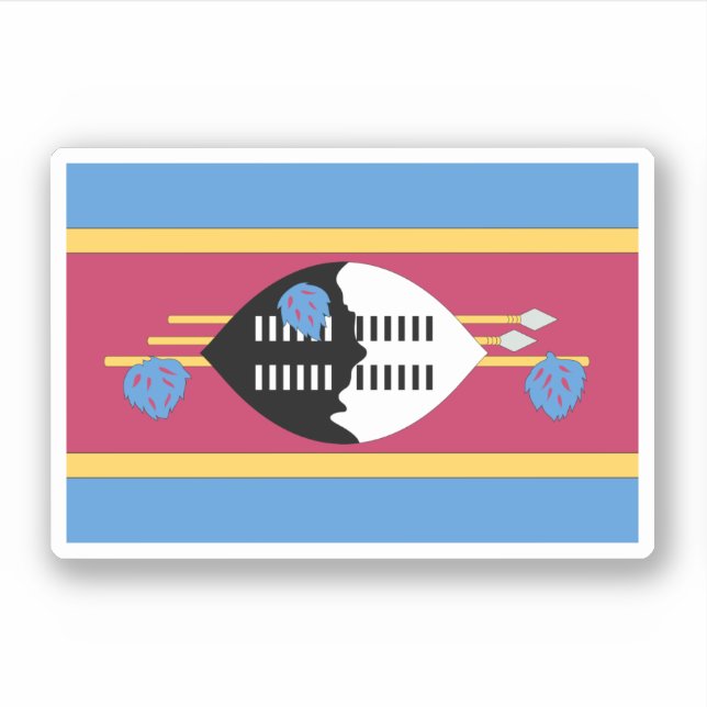 Swaziland Klistermärken (Framsida)