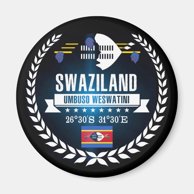 Swaziland Magnet (Framsidan)