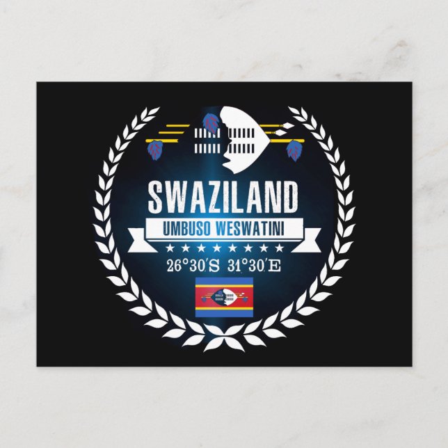 Swaziland Vykort (Framsida)