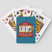 Sweaney Family Drink Smoke & Gamble Poker Card