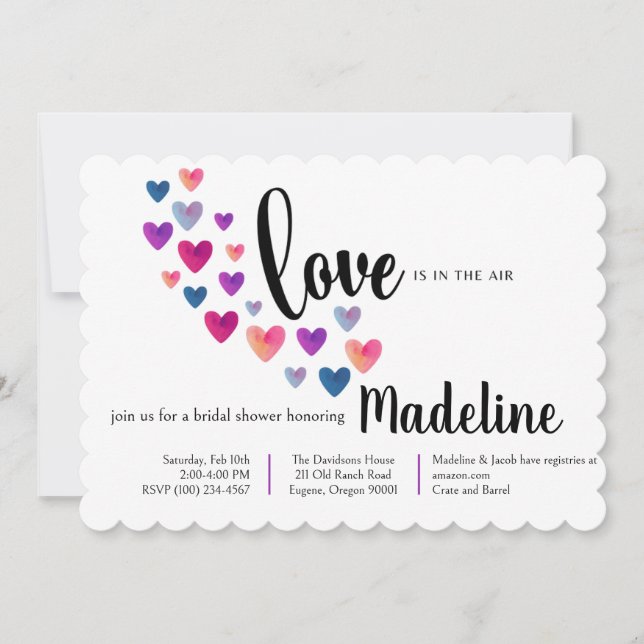 Swearing Inbjudningskort för möhippan (Framsida)