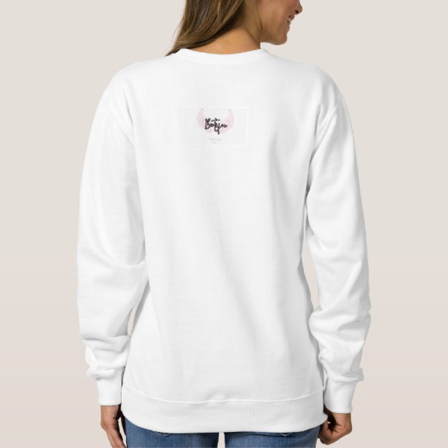 swearshirts pour femme phrase positive t shirt (Baksida)