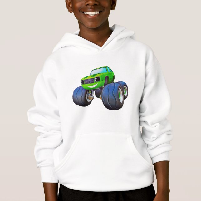 Sweat à capuche 4x4 monstre pour enfant t shirt (Framsida)