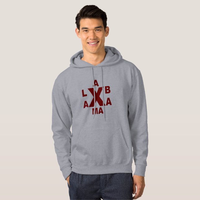 SWEAT A  CAPUCHE  BASIQUE   ALABAMA HOODIE (Hel framsida)
