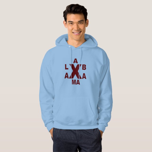 SWEAT A  CAPUCHE  BASIQUE   ALABAMA SWEATSHIRT (Hel framsida)