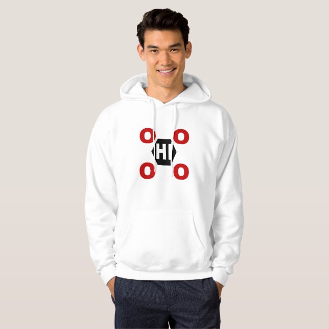 SWEAT  A  CAPUCHE  BASIQUE   OHIO HOODIE (Hel framsida)