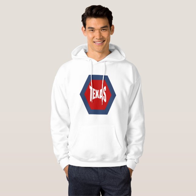 SWEAT  A  CAPUCHE  BASIQUE  TEXAS  SPORT SWEATSHIRT MED LUVA (Hel framsida)