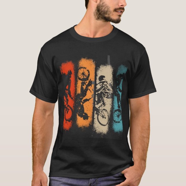 Sweat à Capuche BMX Retro T Shirt (Framsida)