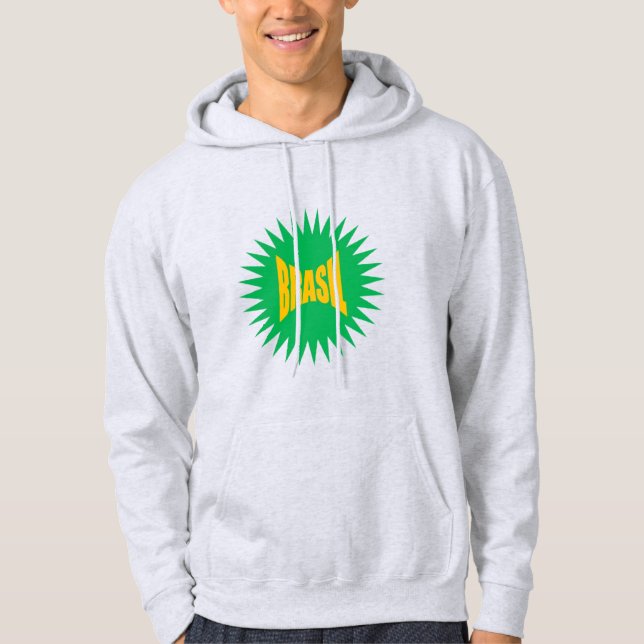 Sweat à capuche cendre  SUN  BRASIL Hoodie (Framsida)