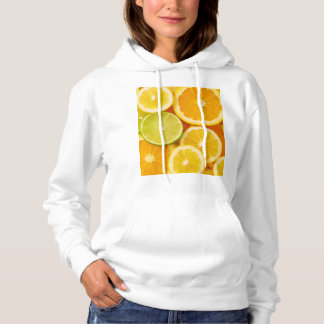 Sweat à capuche motif agrumes frais – Citron, oran T Shirt