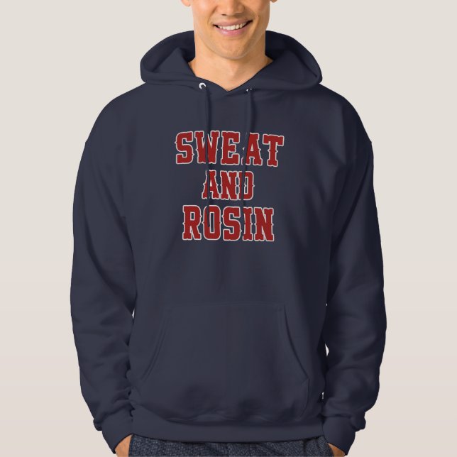 Sweat and Rosin - New York Baseball Player Hoodie (Framsida)
