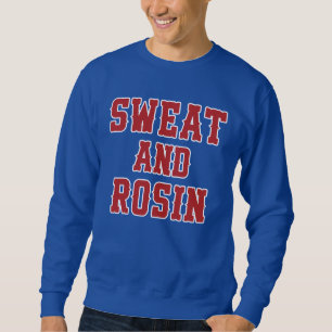Sweat and Rosin - New York Baseball Player Lång Ärmad Tröja