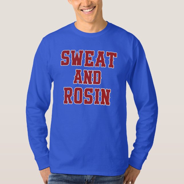 Sweat and Rosin - New York Baseball Player T Shirt (Framsida)