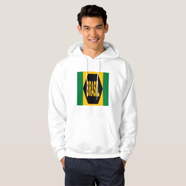 SWEAT  BRASIL HOODIE (Hel framsida)