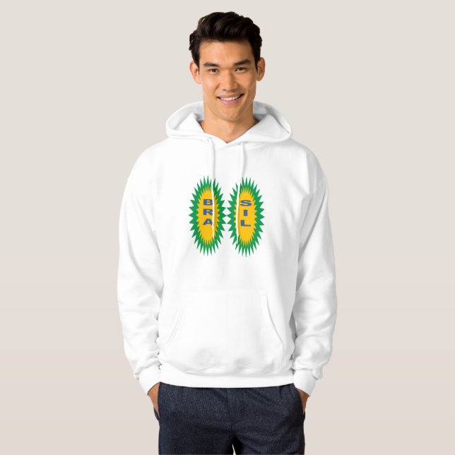 SWEAT  BRASIL MUNKJACKA (Hel framsida)