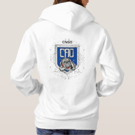 SWEAT CAPUCHE BLANC CAO T SHIRT