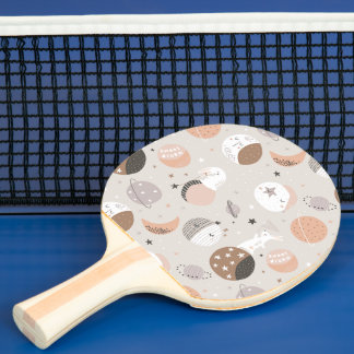 Sweat Dream Bunnies i Space Mönster Pingisracket