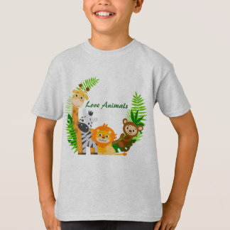 Sweat Shirt Garçon Animaux T-shirt