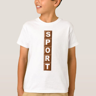 SWEAT-SHIRT HANES CHOCOLAT SPORT T SHIRT