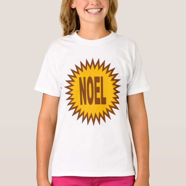 SWEAT-SHIRT   HANES   STAR  NOEL   CHOCOLAT TEE (Framsida)