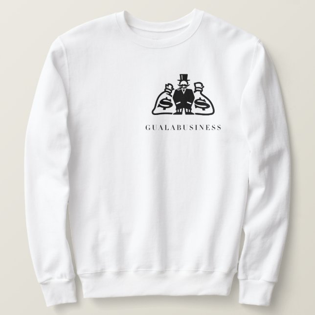 Sweat Shirt Lång Ärmad Tröja (Design framsida)