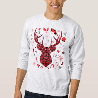 Sweat-shirt noël pour hommes lång ärmad tröja