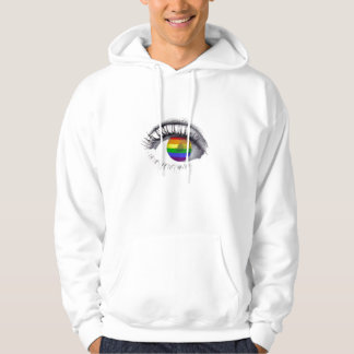 Sweat Shirt Rainbow Eye Tröja Med Luva