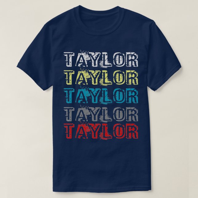 Sweate Heart TAYLOR Kärlek Retro Design Funny Boys T Shirt (Design framsida)
