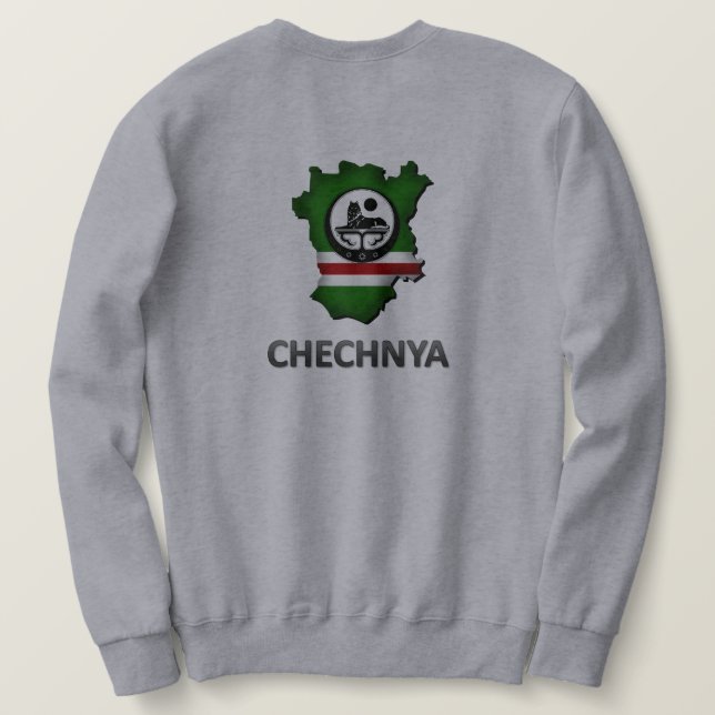 Sweater Chechnya Lång Ärmad Tröja (Design baksida)