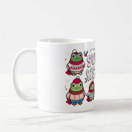"Sweater Weather Frogs - Festive and Mysigt" Kaffemugg
