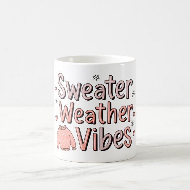 Sweater Weather Vibes Kaffemugg (Center)