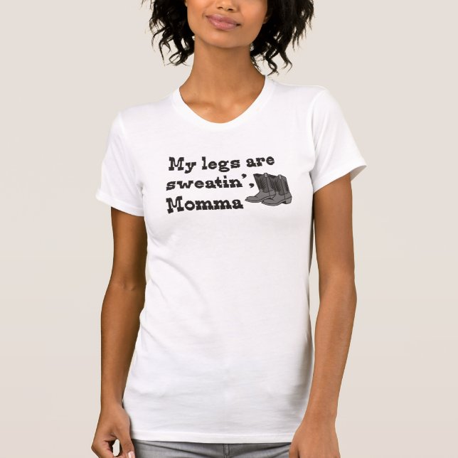 Sweatin Momma T-shirt (Framsida)