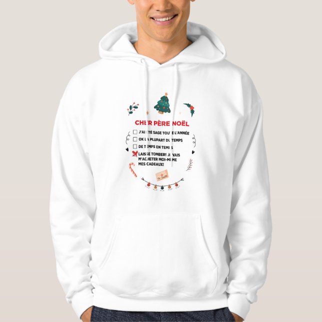 Sweatshirt à capuche Noël (Framsida)
