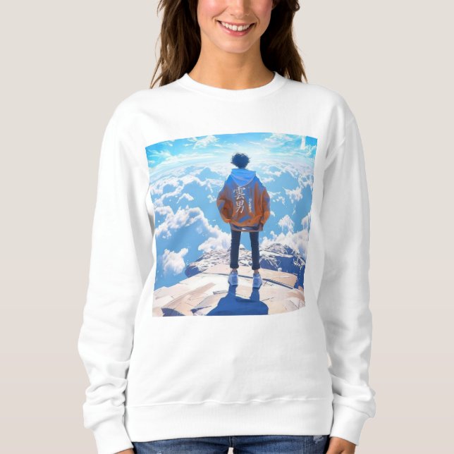 Sweatshirt à Capuche pour femme  T Shirt (Framsida)