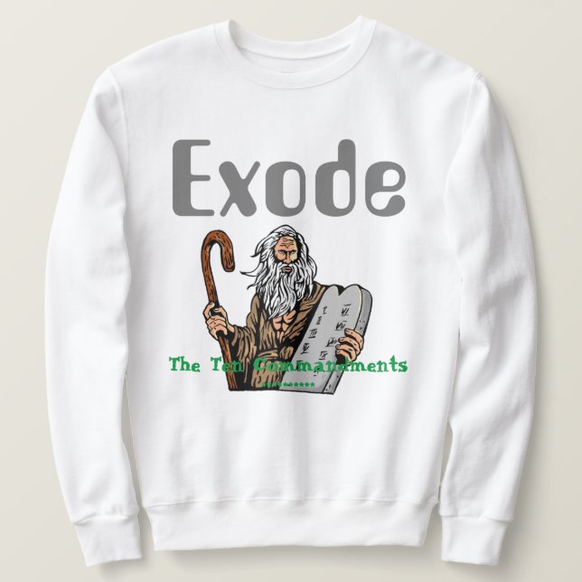 SWEATSHIRT EXODE (Design framsida)