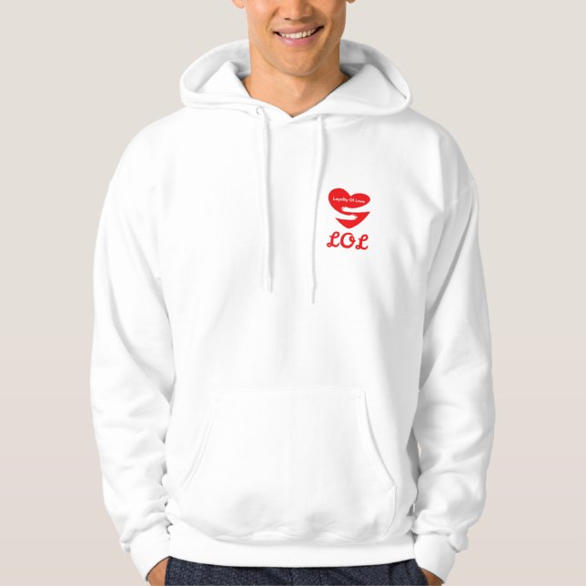  sweatshirt Hoodie LOL (Framsida)