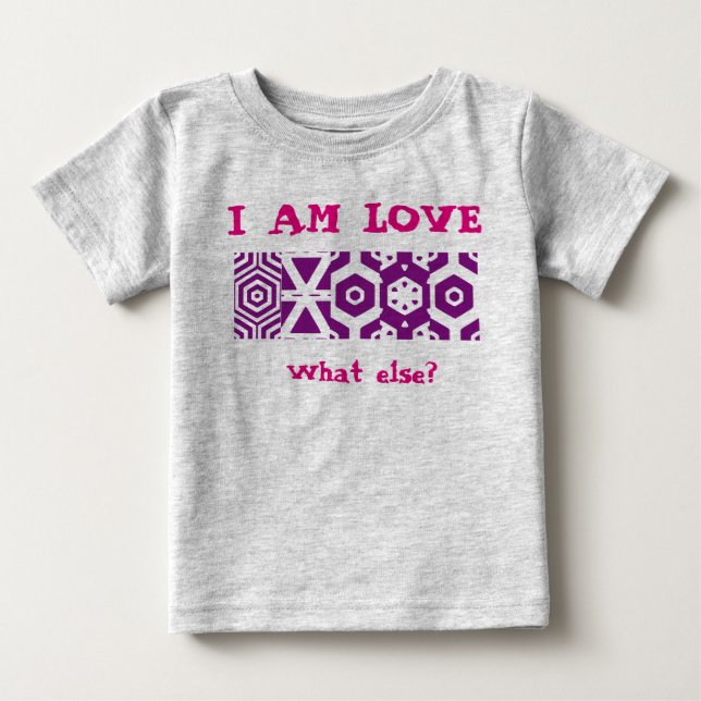 Sweatshirt "I AM LOVE" T Shirt (Framsida)