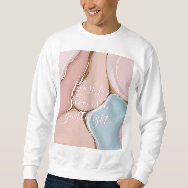 Sweatshirt in stylish abstract graphic (Framsida)