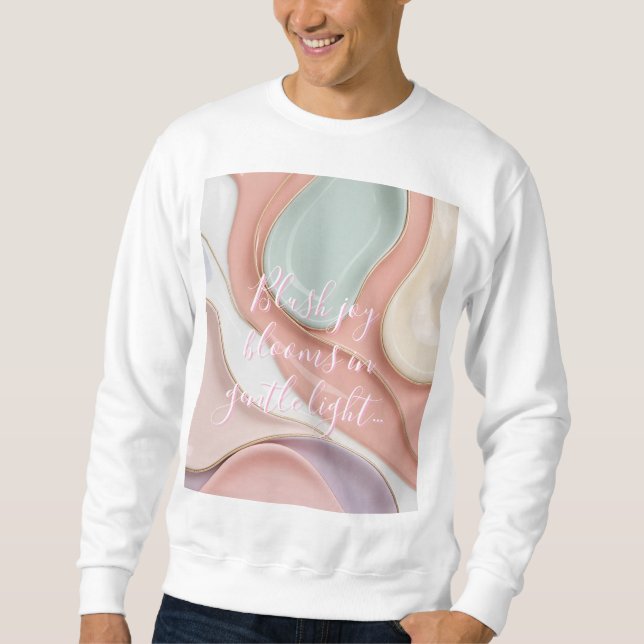 Sweatshirt in stylish abstract graphic (Framsida)