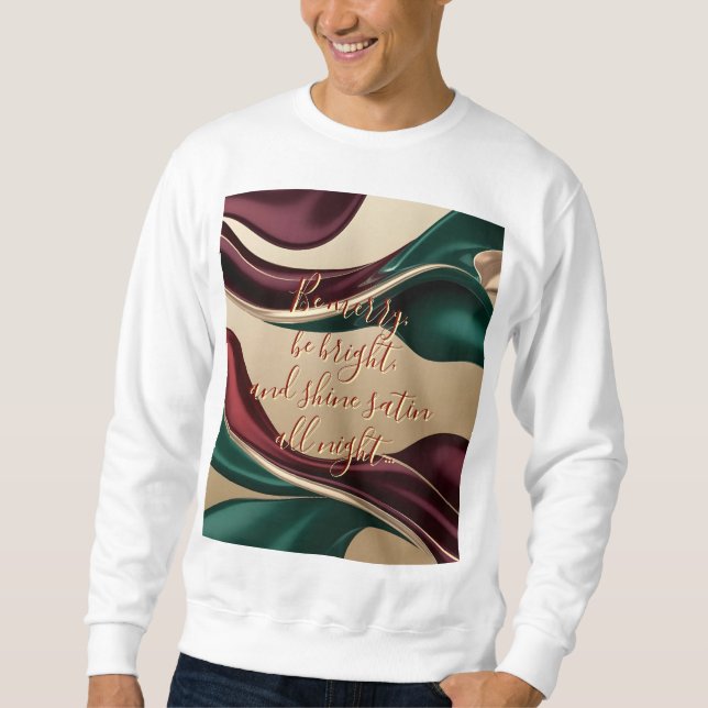 Sweatshirt in stylish abstract graphic (Framsida)